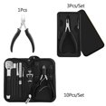 thumbnail image 3 of Manicure Set Stainless Steel Nail Clipper Set Pedicure Set Fingernails Toenails Clippers Sharp Nail Cutter Hair Grooming Kit Travel Case, 3 of 4