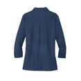 thumbnail image 6 of Port Authority Women's 3/4-Sleeve Meridian Cotton Blend Polo. L578, 6 of 6