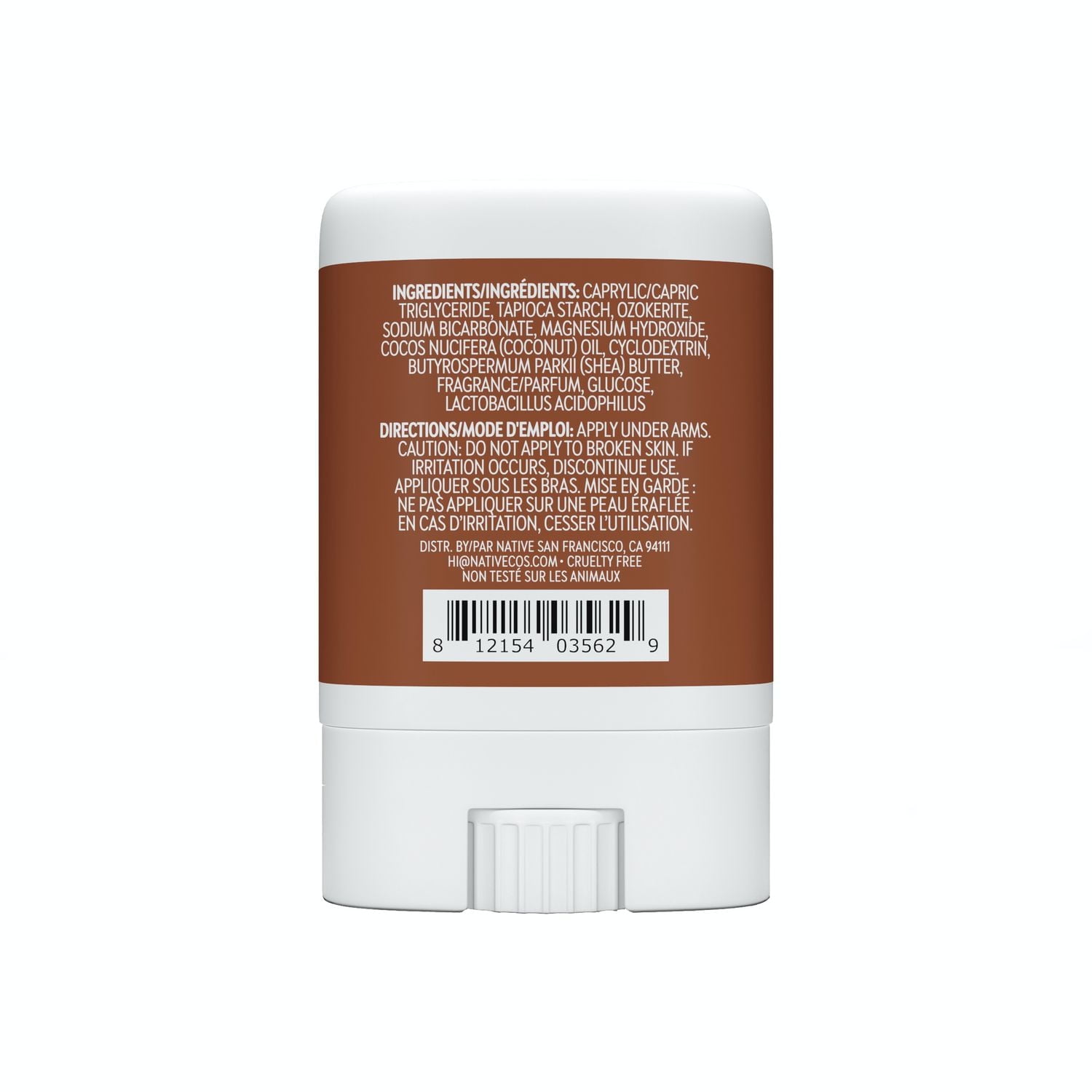 Native – Desodorisant sans aluminium, noix de coco et vanille, sans aluminum, déodorant, Native 9g