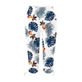 thumbnail image 4 of Snoarin Capris Cargo Grande Taille pour Femmes Été Décontracté Cordon Imprimé Pantalons Raccourcis pour Femmes en Solde, 4 of 5