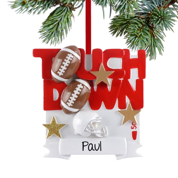 Touch Down Football Ornament