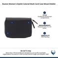 thumbnail image 4 of Julia Buxton Women's Pebble RFID Pik-Me-Up Wizard Wallet, Black, 4 of 4