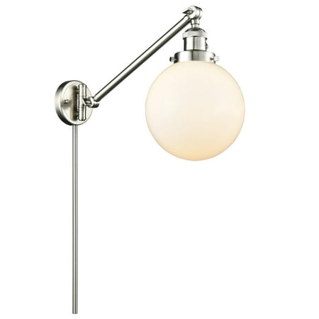 

Innovations Lighting 237-8 Beacon Beacon 1 Light 8 Wide Wall Sconce / Pendant - White