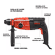 thumbnail image 2 of Rotomartillo electroneumático BLOOSOM Pro920 negro y rojo 800W 110V, 2 of 7