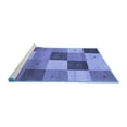 thumbnail image 2 of Ahgly Company Machine Washable Indoor Rectangle Abstract Blue Contemporary Area Rugs, 4' x 6', 2 of 4