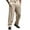 Khaki_001, variant on Ediodpoh Mens Solid Color Simple Business Casual Straight Suit Pants Pants Men’s Pants White S