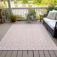 thumbnail image 6 of Addison Rugs Chantille Indoor/Outdoor Transitional Swirls Pink Washable Rectangle Rug, 5' x 7'6", 6 of 6