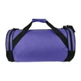 thumbnail image 4 of DALIX 18" Duffle Bag Roll Bag Travel Sports Gym Bag in Purple and Black, 4 of 4