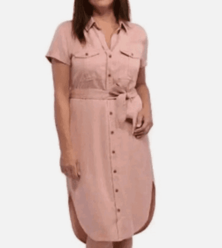 Elegant Women's Ruffle Short Sleeve A-Line Dress by Knox Rose, Orange XS -  Walmart.com