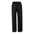 thumbnail image 6 of KALE Linen Pants for Women Palazzo Women's Plus Size Loose Cotton And Casual Womens Pants Black, 6 of 9
