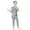 r-793Grey1238, variant on HAYIMI Patchwork Summer Full Coverage Girls Swimwear O-Neck Long Sleeve Swim Shirt And Pants For Children Sun Beach Outfit Classic Kids Bathing Suit