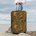 thumbnail image 7 of Disketp Autumn Leaves Owl Squirrel Elastic Travel Luggage Cover Travel Suitcase Protective Cover For Trunk Case Apply To 18''-32'' Suitcase Cover-(No luggage included)-Small, 7 of 7
