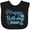 AB-Black, variant on Inktastic Blue Happy Birthday Daddy Boys or Girls Baby Bib