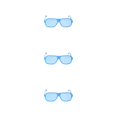 thumbnail image 1 of Jumpingount Shutter Shades Eyewears Gafas de sol llamativas y de moda Shutter Shades Gafas de sol con obturador azul tamaño libre Type1 NO1, 1 of 6