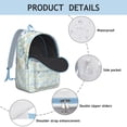 thumbnail image 5 of Cute Cartoon Turtles Beach Travel Backpack – Lightweight Student Backpack with Tropical Marine Life Print, Comfortable Carrying, and Anti-theft Design for Daily Use and Short Trips, 5 of 5