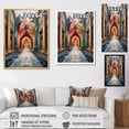 thumbnail image 4 of Designart "Symmetry in Architectural Luxury" Cityscapes Floater Framed Canvas Wall Art, 4 of 7