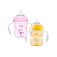 thumbnail image 2 of Chicco Paquete de 2 Vasos de Transición 4 meses+ Rosa, 2 of 5