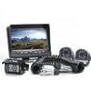 Rear View Camera System, 3 Camera System with Quick Connect/Disconnect Kit