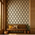 thumbnail image 2 of S4sassy Self-Stick Decorative Boho Wallpaper, Tribal Print Wall Paper, Textured Vinyl Waterproof Contact Paper, White, 25"x240"inch Removable Renter Friendly Wall Covering For Bedroom, Dining room, 2 of 9