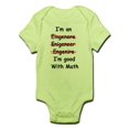 thumbnail image 1 of CafePress - Im Good With Math Body Suit - Baby Light Bodysuit, 1 of 1