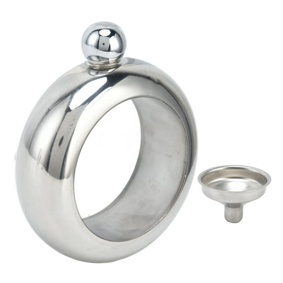 Flask Bangle Bracelet, Liquor Flasks Bracelets 100ml Stainless Steel For Bars