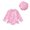 Pink4, variant on Girls One Piece Rash Guard Swimsuit with Sun Hat, UPF 50  Long Sleeve Bow Print Bathing Suit Set for Summer Beach Pool(White,6-9 Months)