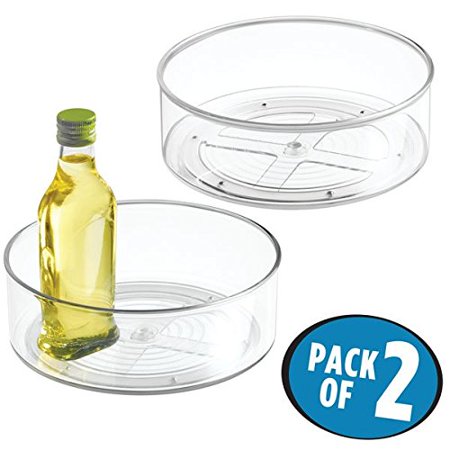 Mdesign Turntable Lazy Susan Organizer Bins For Kitchen Pantry