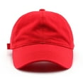 thumbnail image 1 of Visors Splice Hat Adjustable Washed Hole Casual Unisex Denim Cap Baseball Visors Baseball Caps, 1 of 2