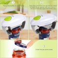 thumbnail image 3 of CHAO Abridor de tarros eléctrico - Aparato de cocina fuerte y resistente para sellar tarros - Abridor de tarros automático manos libres con menos esfuerzo para abrir (blanco), 3 of 5