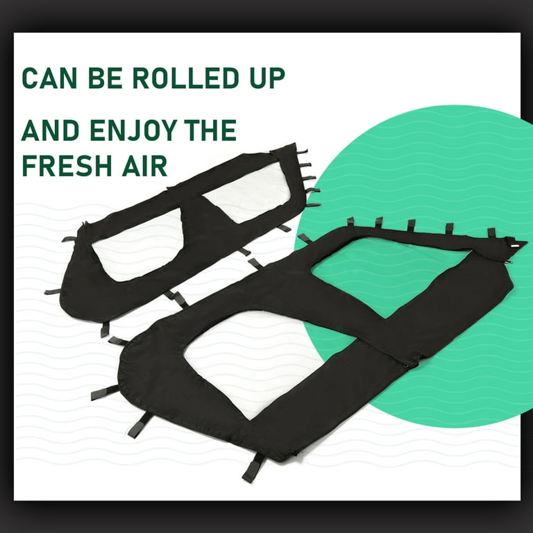 Kojem Soft Upper Door Set for Kawasaki Teryx4 2012-2022, 4-Seat