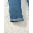 thumbnail image 7 of NZRVAWS 7Y Little Girls Pants 7Y Girls Solid Colod Jeans Pants Blue, 7 of 7