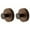 Brown, variant on Wreath Hanger For Front Door Heavy Duty Suction Cup Reef Hook For Glass Window/Over Door/Outdoor Christmas/Thanksgiving/Halloween/Fall Decoration (Walnut 2-Pack Hooks)