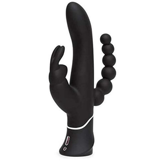 Vibrador LoveHoney Happy Rabbit Triple Curve 67834 Negro