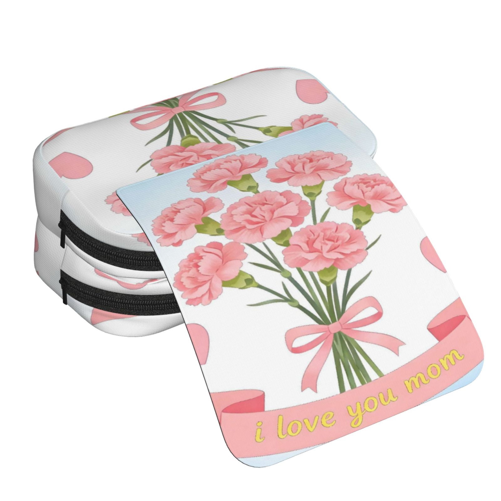 Large-Capacity Flip-Top Double-Layer Pencil Case, Multi-Functional Pocket Pen Case, Durable Stationery Organizer Happy Mother'S Day I Love You Mom (3)