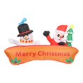 thumbnail image 2 of Adorno navideño inflable para exteriores: figura inflable grande con escena iluminada, ideal para decorar patio, balcón o jardín., 2 of 8