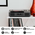 thumbnail image 2 of Tocadiscos de vinilo MANGOSTAN Belt-Drive, Bluetooth de 3 velocidades, 2 of 9