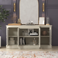 thumbnail image 5 of STYLIVIA Heron Wide Accent Sideboard, Ivory, 5 of 14