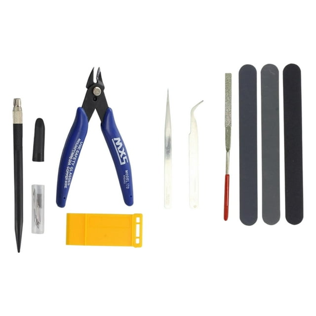 de Manualidades de Construcción de Modelos con Caja de Plástico, Montaje de 2 Pinzas, Reparación de Modelador de Metal Reutilizable, Kit de Herr Hugo Kits básicos de modelador