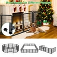 thumbnail image 6 of Txh001 Dog Playpen Outdoor, 24 Panels 40inch Indoor Dog Pen with Doors for Large/Medium/Small Dogs Pet Playpen Outdoor Dog Fence for RV, Camping, Yard, 6 of 7