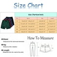 thumbnail image 2 of PMVFHDE Men's Sports Shorts Two-Tone Casual Mid Waist With Drawstring And Zipper Pockets Gym Shorts Blue，XXL, 2 of 4