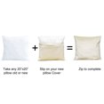 thumbnail image 4 of Home Soft Things Milliken Plush Throw Pillow Covers 2 Piece Set - Angora - 20" x 20", 4 of 4