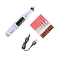 thumbnail image 2 of Qarigey Herramientas de uñas para profesionales, rendimiento fiable garantizado, máquina portátil para mejorar las uñas, sacapuntas de Juegos de manicura  USB USB blanco, 2 of 6