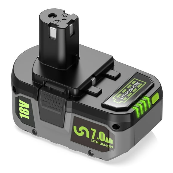 7.0ah 18V Li-ion Battery For RYOBI One+ (P108/P107/P104) 3Ah/5Ah/7Ah Optionsk For RB18L50/RB18L20