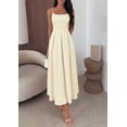 thumbnail image 3 of PRETTYGARDEN Cocktail Dresses for Women Spring Elegant Ruffle A Line Long Flowy Summer Formal Wedding Guest Maxi Dress, 3 of 7