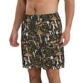 thumbnail image 2 of Naloa Mushroom Garnish Men's Beach Shorts, Surfing shorts, Swim trunks, Quick Dry Swim Trunks for Surfing Beach Fun - 3X-Large, 2 of 9