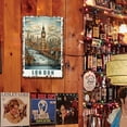thumbnail image 4 of Placa Metal Vintage Londres Pintura Hierro Rectangular Del Pared 20x30cm, 4 of 9