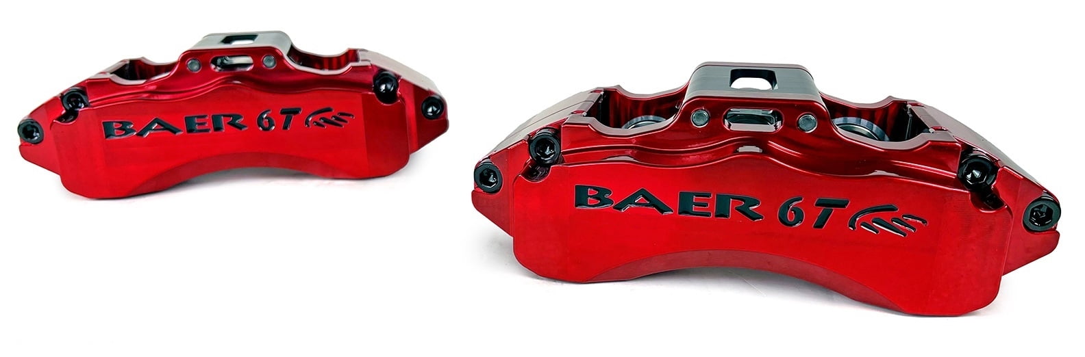 Baer Brakes 4261637FR-2 13.5" 6T Front Brake Kit, Fire Red, SZ for 21-25 Ford Bronco