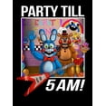 thumbnail image 2 of Five Nights at Freddy's Party Till 5 AM Boy's Royal Blue T-shirt-XS, 2 of 4
