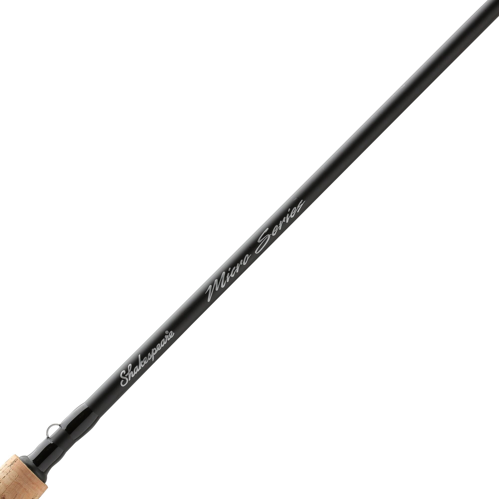 Shakespeare Micro 6'6" Spinning Rod, 2-Piece Fishing Rod, Graphite Composite Blank