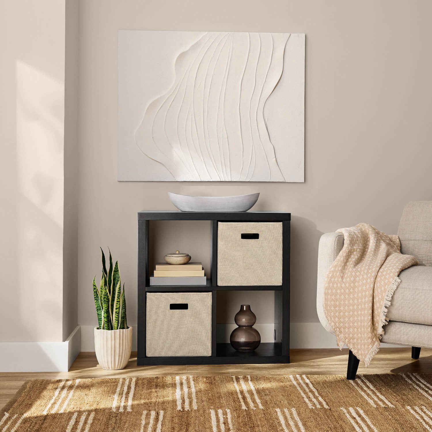 Member's Mark 4-Cube Organizer with Storage Bins - Samsclub.com